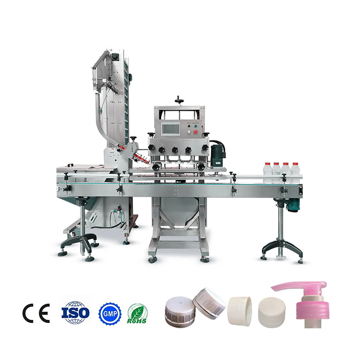 Plne automatický sklenený uzáver fliaš pre šampón